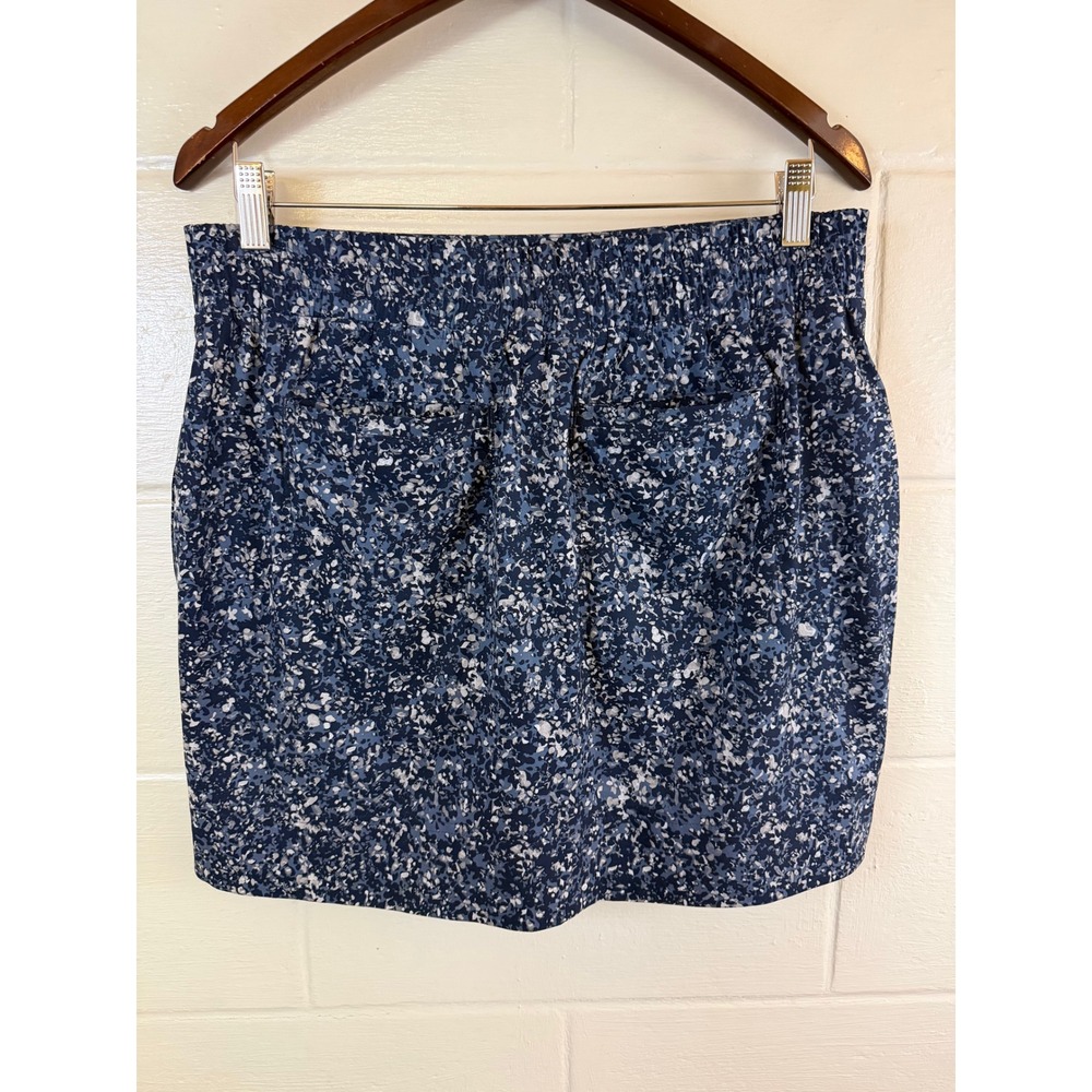 Athleta Printed Midtown Skort Women Size 8 Blue Athletic Active - Picture 2 of 13